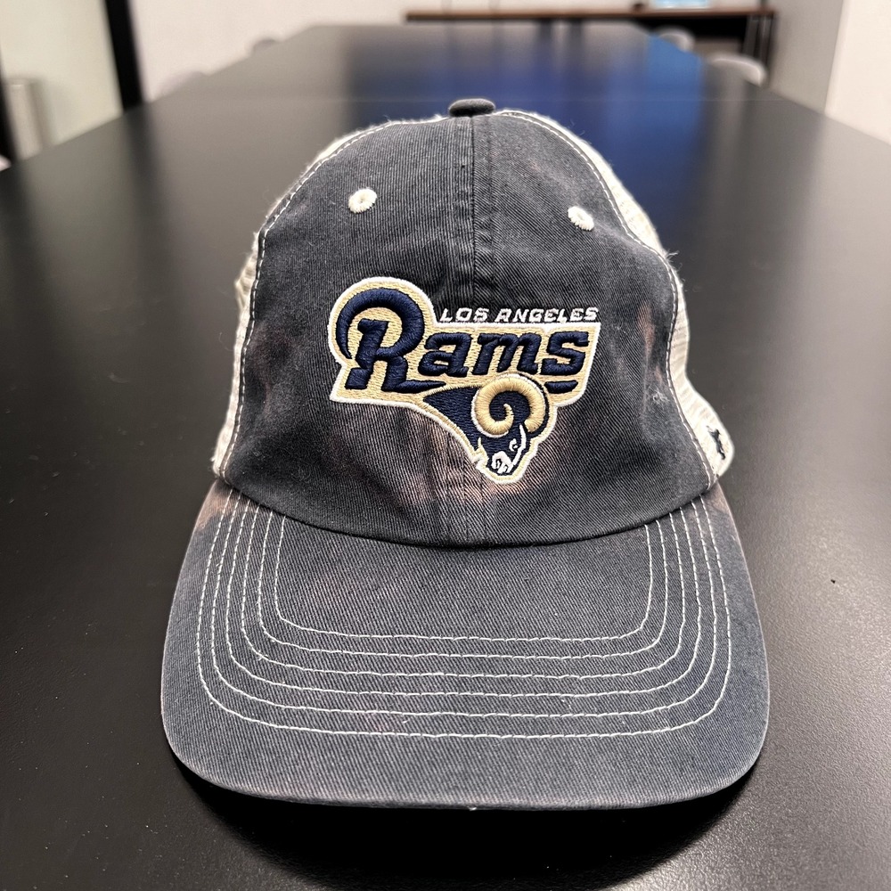 Los Angeles Rams Hat Cap Snap Back Trucker NFL LA '47 Fitted One Size Stretch‎